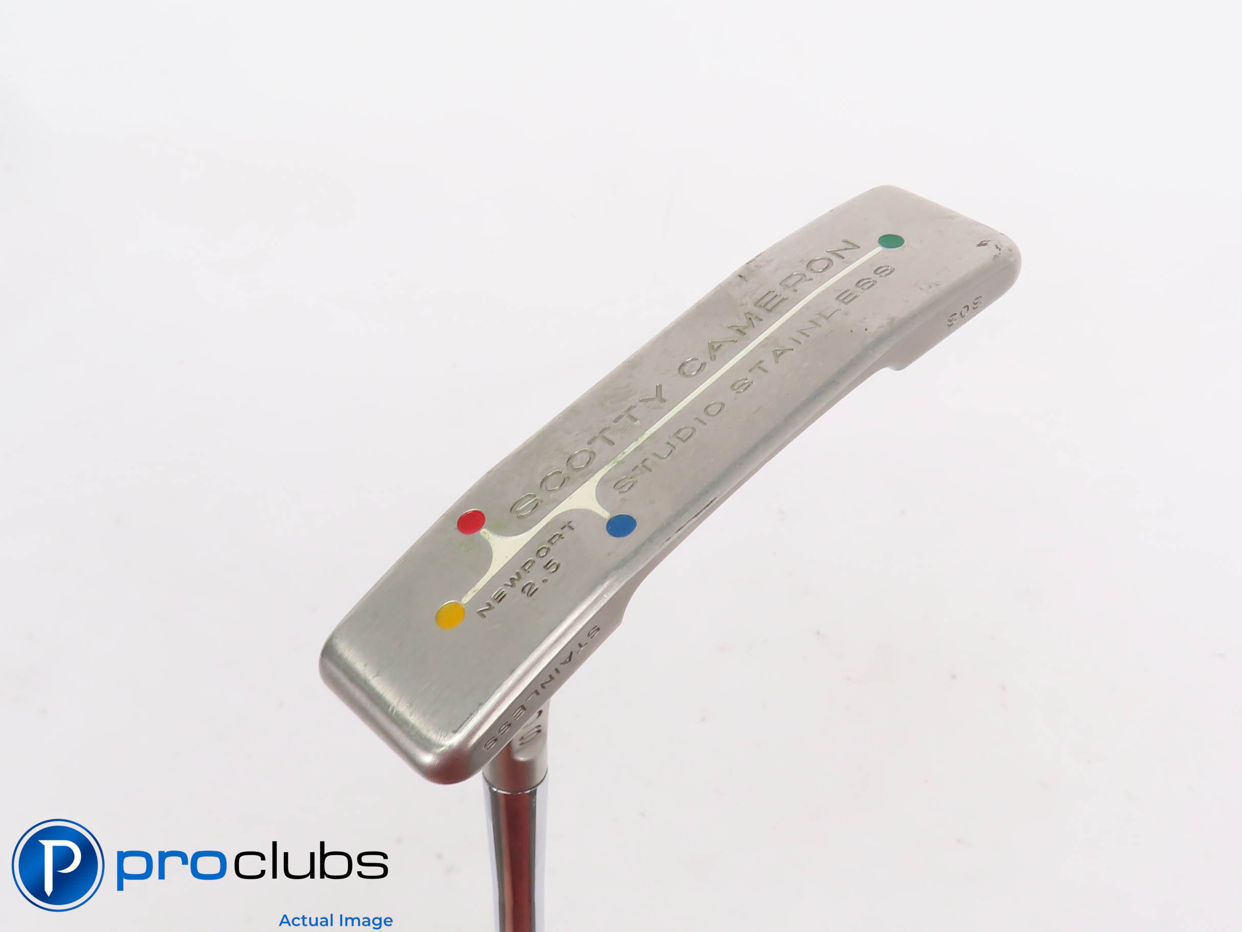 Left Handed Scotty Cameron Studio Stainless Newport 2.5 33